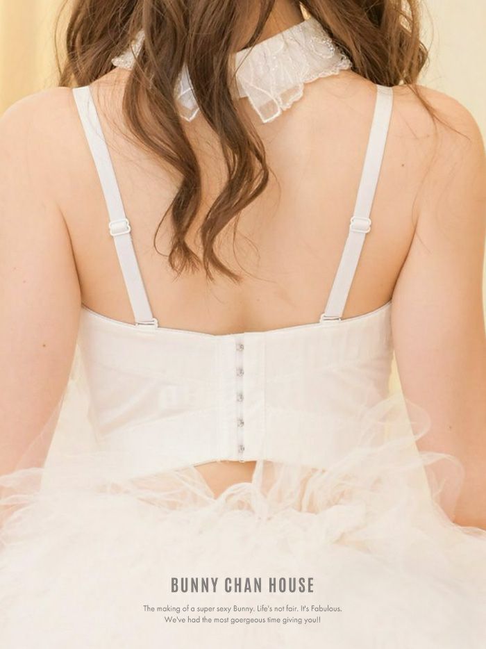 【単品】パールビスチェ 2カラー [ホワイト・ブラック] vcr-0056