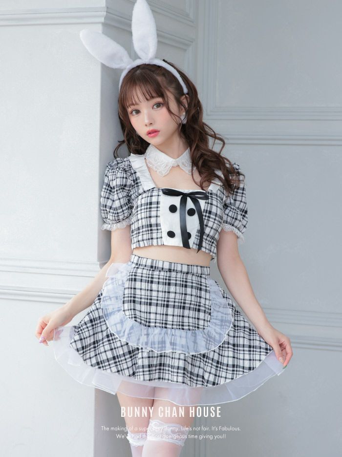 【4点セット】Cheeky Pastel Bunny チーキー パステルバニーブラック [みゆちゃん着用] vcsbn-10216-1