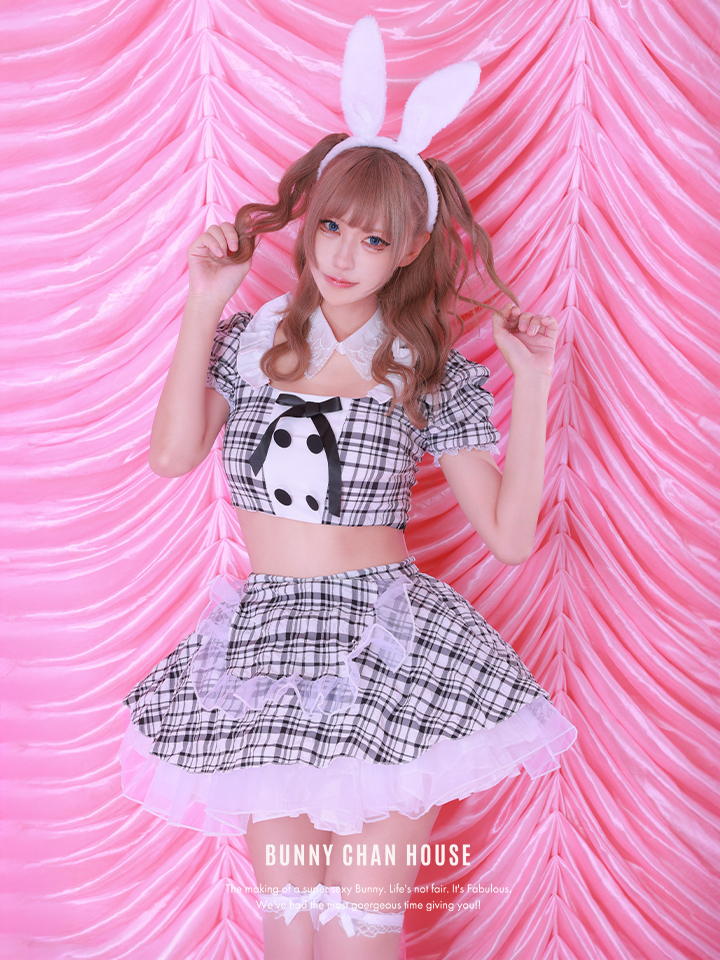 【4点セット】Cheeky Pastel Bunny チーキー パステルバニーブラック [みゆちゃん着用] vcsbn-10216-1