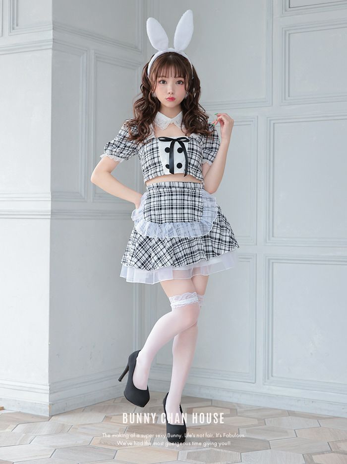 【4点セット】Cheeky Pastel Bunny チーキー パステルバニーブラック [みゆちゃん着用] vcsbn-10216-1