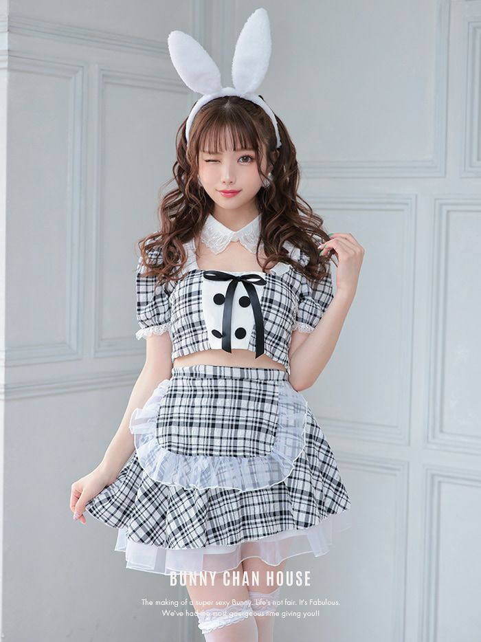 【4点セット】Cheeky Pastel Bunny チーキー パステルバニーブラック [みゆちゃん着用] vcsbn-10216-1