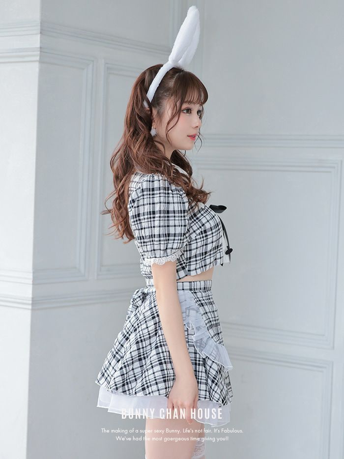 【4点セット】Cheeky Pastel Bunny チーキー パステルバニーブラック [みゆちゃん着用] vcsbn-10216-1