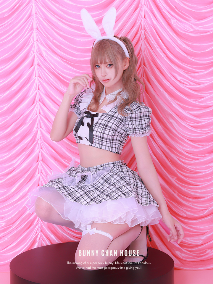【4点セット】Cheeky Pastel Bunny チーキー パステルバニーブラック [みゆちゃん着用] vcsbn-10216-1