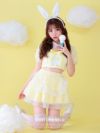 【4点セット】Cheeky Pastel Bunny チーキー パステルバニーイエロー [みゆちゃん着用] vcsbn-10216-2