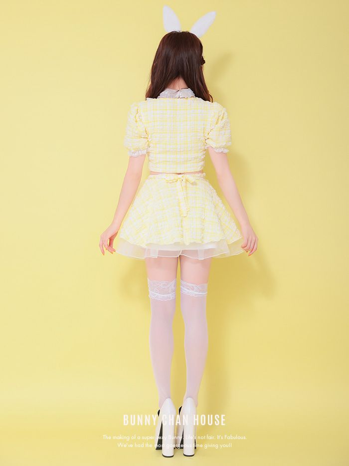 【4点セット】Cheeky Pastel Bunny チーキー パステルバニーイエロー [みゆちゃん着用] vcsbn-10216-2