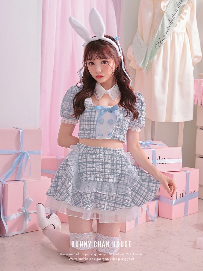 【4点セット】Cheeky Pastel Bunny チーキー パステルバニー ブルー [みゆちゃん着用] vcsbn-10216-4