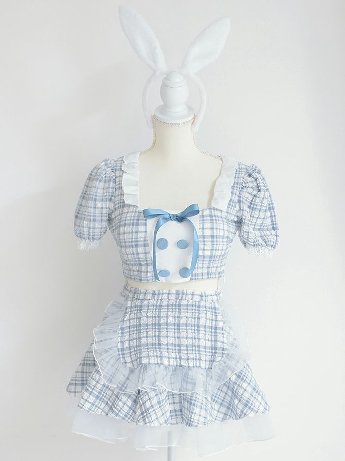 【4点セット】Cheeky Pastel Bunny チーキー パステルバニー ブルー [みゆちゃん着用] vcsbn-10216-4