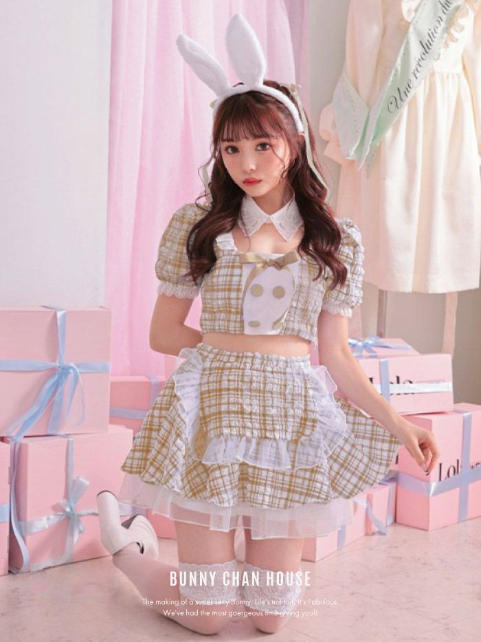 【4点セット】Cheeky Pastel Bunny チーキー パステルバニー ブラウン [みゆちゃん着用] vcsbn-10216-5