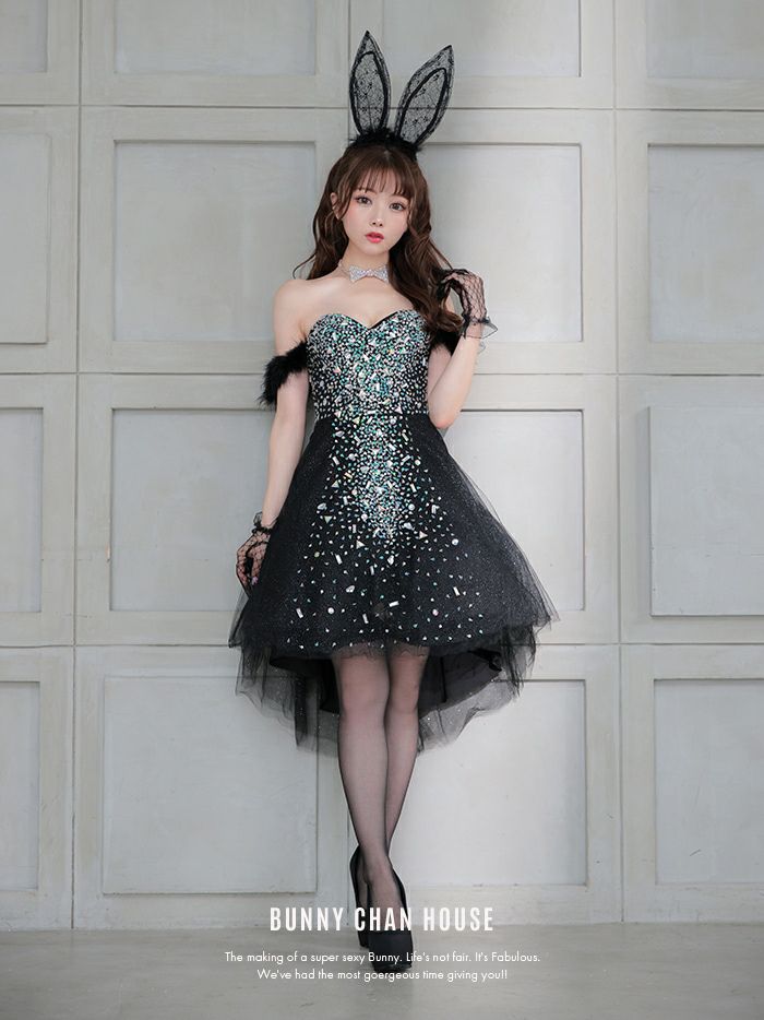 【2点セット】Twinkle Jewelly BUNNY トゥインクルジュエリーバニー[ブラック] vcsbn-22103-2-my