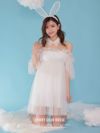 【2点セット】Tulle Dress BUNNY チュールドレスバニー ホワイト [じゅりちゃん着用] vcsbn-23340-2