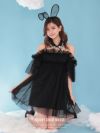 【2点セット】Tulle Dress BUNNY チュールドレスバニー ブラック [じゅりちゃん着用] vcsbn-23340-ju