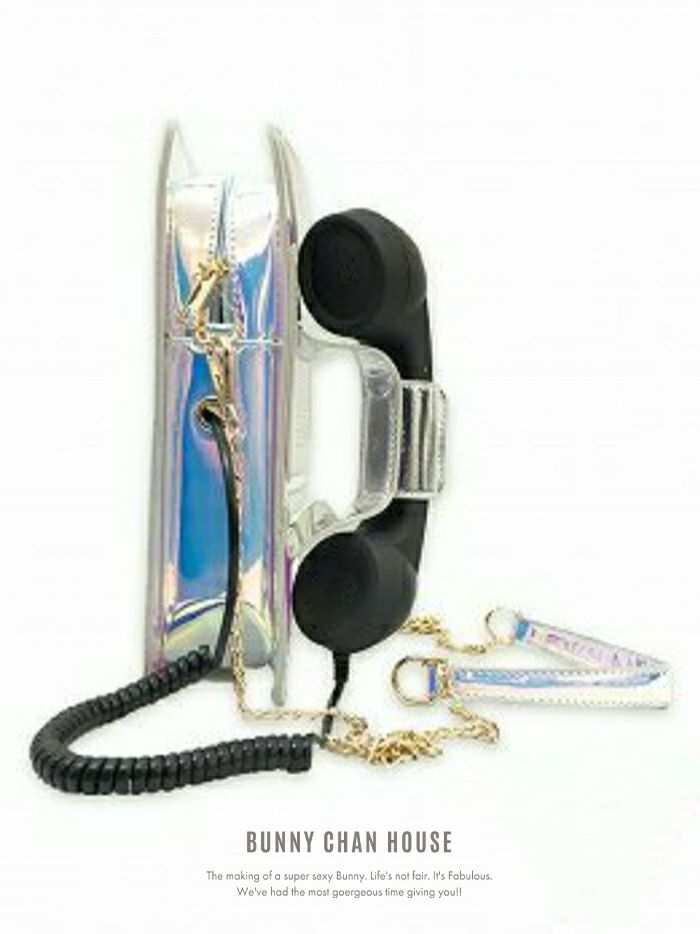 テレフォンバッグ ブラック ・ピンク vcsit-0046