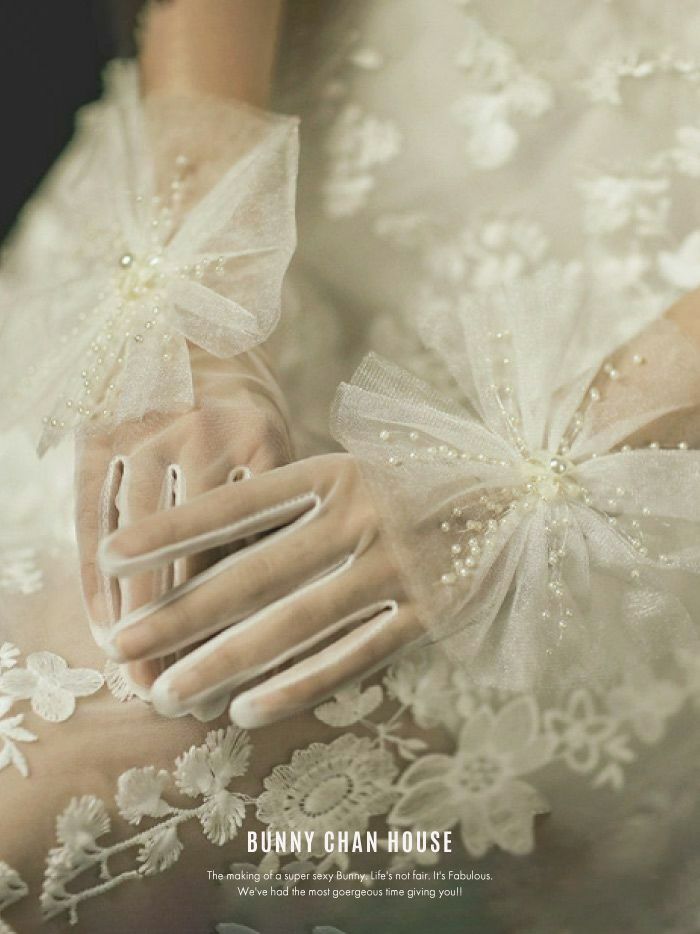 ウェディンググローブ ショート ホワイト vcsit-21011