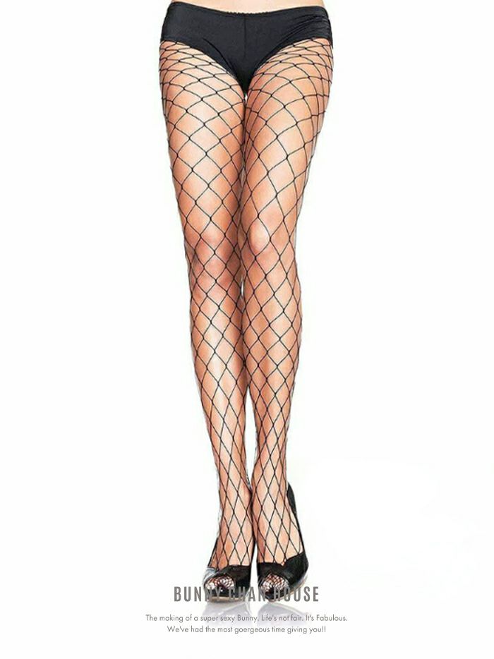 網タイツ [ホワイト・ブラック] vcsit-9905