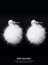 Snow flake ファーピアス vcsit-s22029