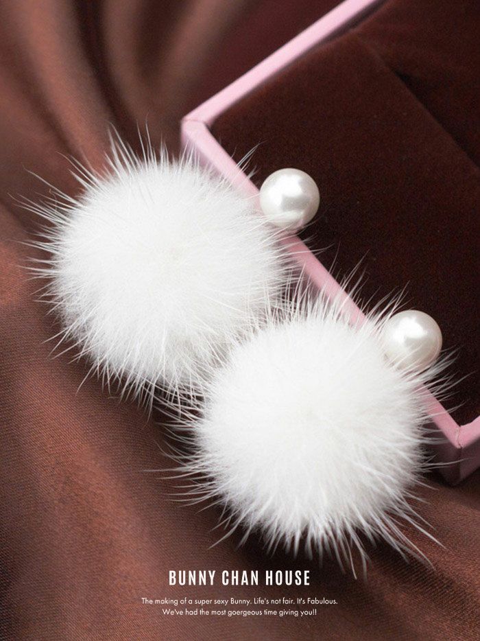 Snow flake ファーピアス vcsit-s22029