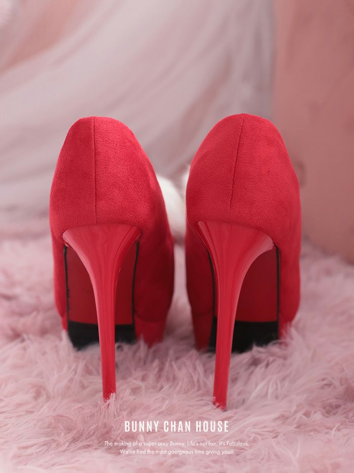 Snowflake HEEL オープントゥー美脚パンプス レッド・ホワイト・ブラック vsh-19-0916