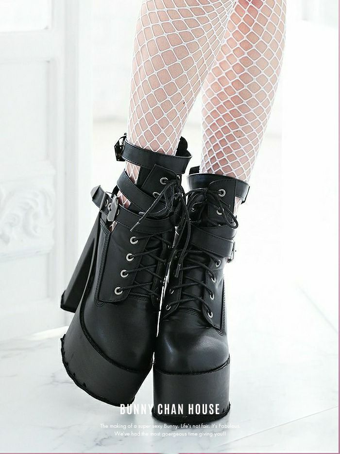 Platform boots プラットフォームブーツ ショートブーツ vsh-ab202002