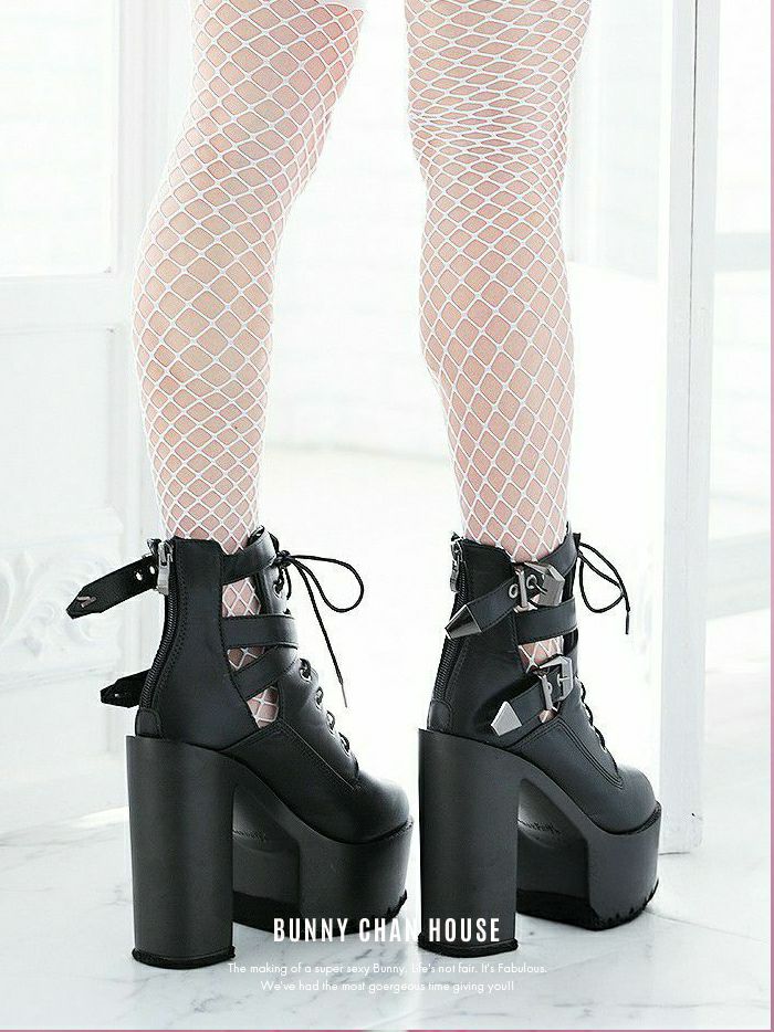 Platform boots プラットフォームブーツ ショートブーツ vsh-ab202002