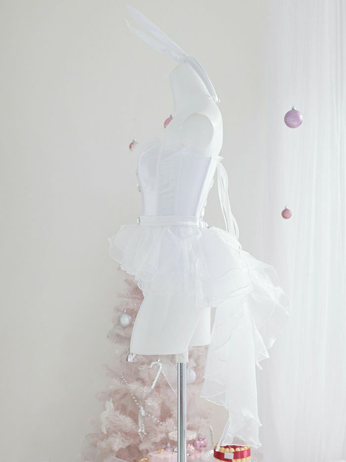 【4点セット】Miss.WHITE LADY ハイレグバニー [まあみちゃん着用] vcsbn-20017-6-ma