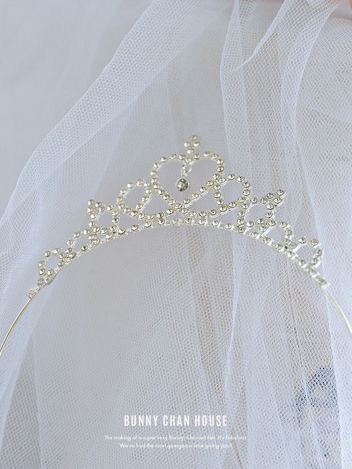 プリンセスハート ティアラ カチューシャ シルバー vcsit-2446