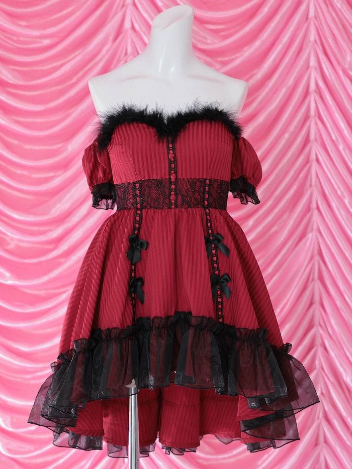 【2点セット】Gothic Bride Bunny. ゴシックブライドバニー #LadyRed レッド [華ちゃん着用] vcsbn-240320-ha