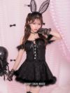 【3点セット】Persian Bunny. ペルシャ バニー [ブラック] vcsbn-240311-2a