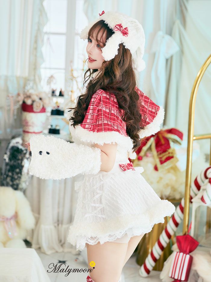 9点セット】Malymoon マリームーン ホワイトスフレニット雪うさぎ