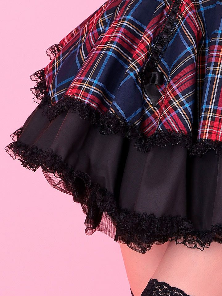 【4点セット】#erokawacheck Bunny. ネイビー vcsbn-23980-2c