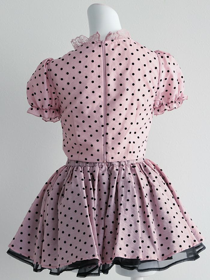 【3点セット】POLKA DOTS Bunny. ピンク vcsbn-240571-3c