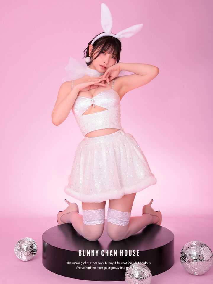 【4点セット】FROZEN jewelry Bunny. フローズンジュエリーバニー ホワイト vcsbn-240731-1b