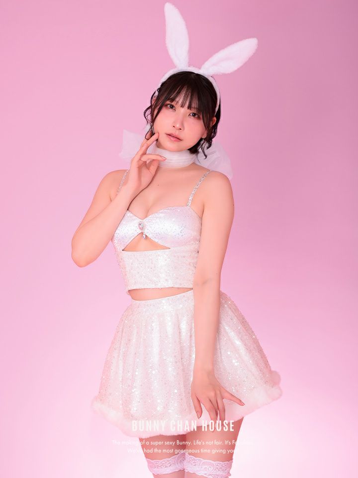 【4点セット】FROZEN jewelry Bunny. フローズンジュエリーバニー ホワイト vcsbn-240731-1b