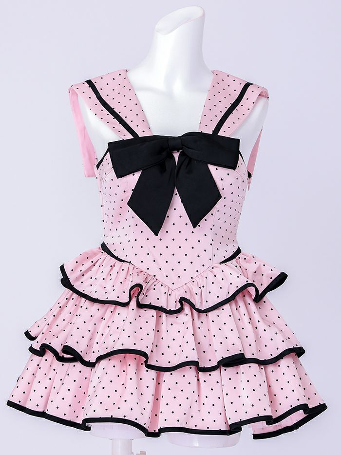 【2点セット】Dot Sweet Bunny ドットスイートバニー [ピンク] vcsbn-250233-1b