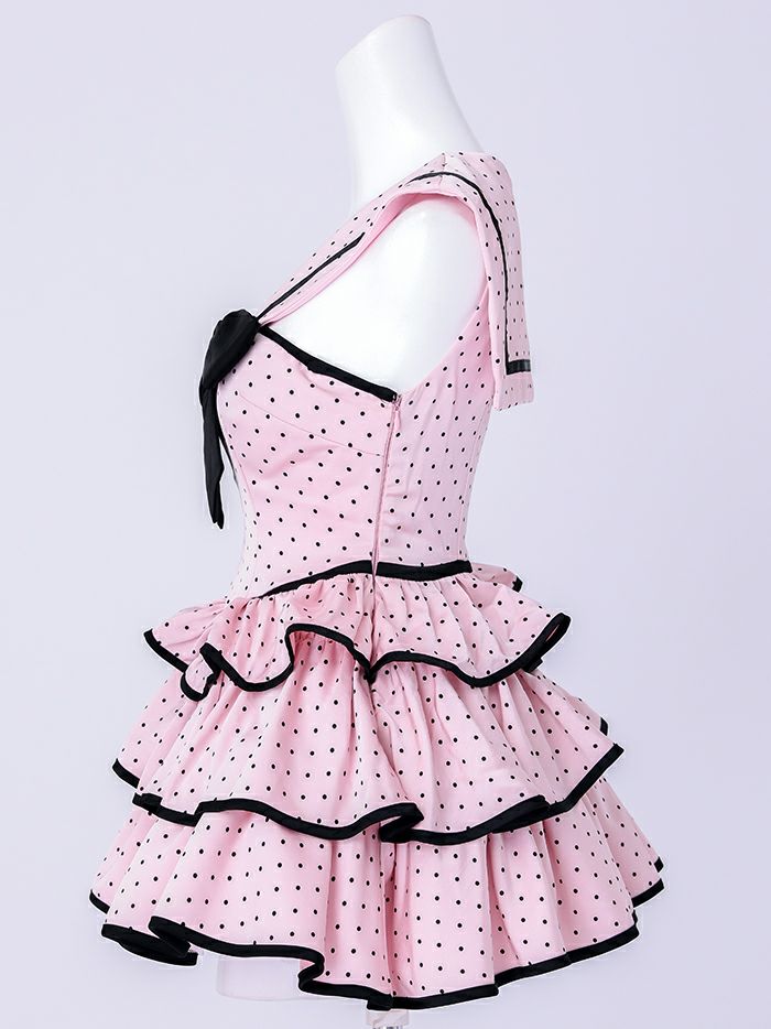 【2点セット】Dot Sweet Bunny ドットスイートバニー [ピンク] vcsbn-250233-1b