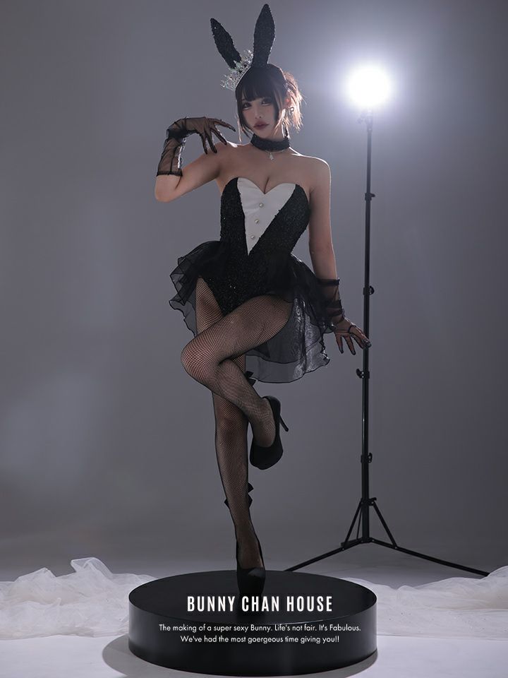 【3点セット】diamond jewelry bunny ダイアモンドジュエリーバニー ハイレグ ブラック vcsbn-250240-2