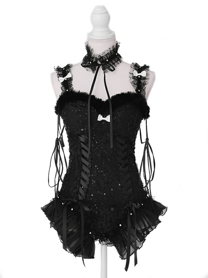 【4点セット】 Coquette Bunny コケット バニー ブラック vcsbn-250229-1c