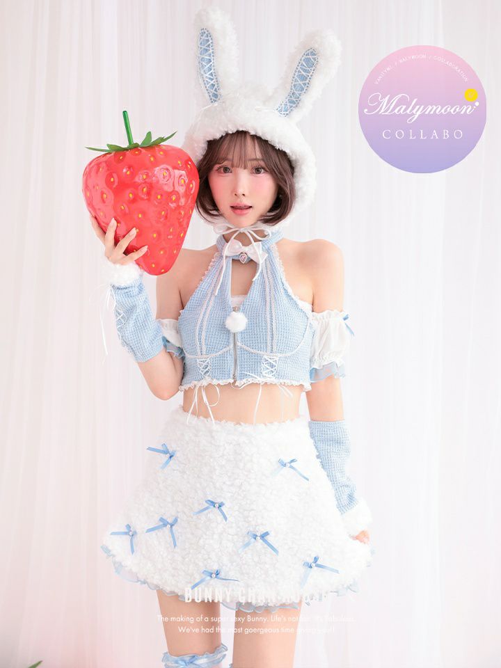 【10点セット】 vanityME. × Malymoon プティフールリボンバニー ブルー mlcs25029-2