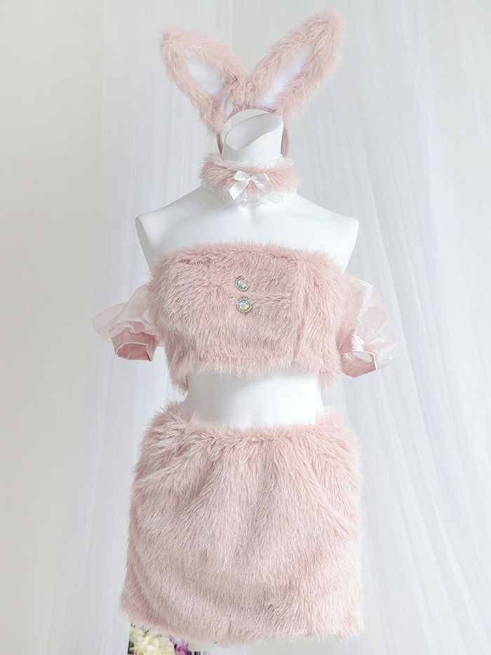 【5点セット】ときめきバニー ピンク   vcsbn-230485-3