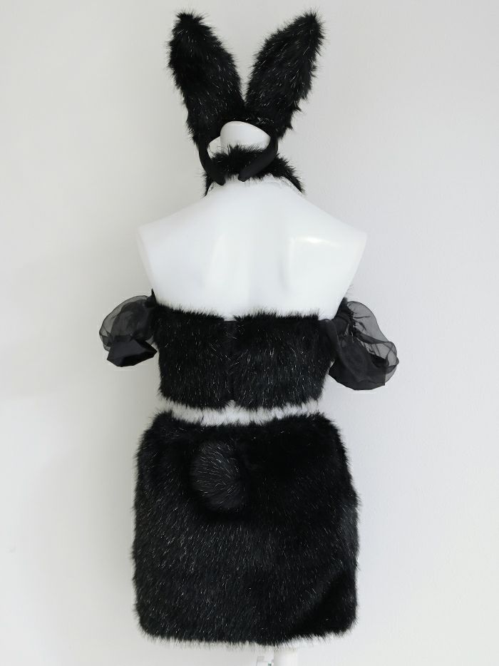 【5点セット】ときめきバニーブラック  vcsbn-230485-2a-sm