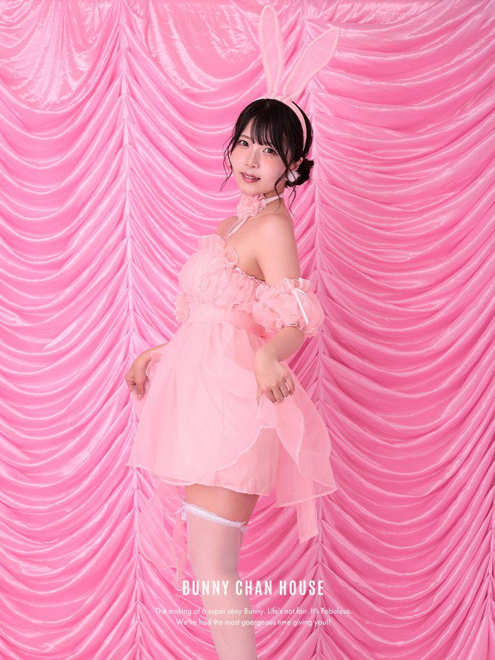 【6点セット】Flower Tulle BUNNY フラワーチュールバニーピンク vcsbn-23341-3