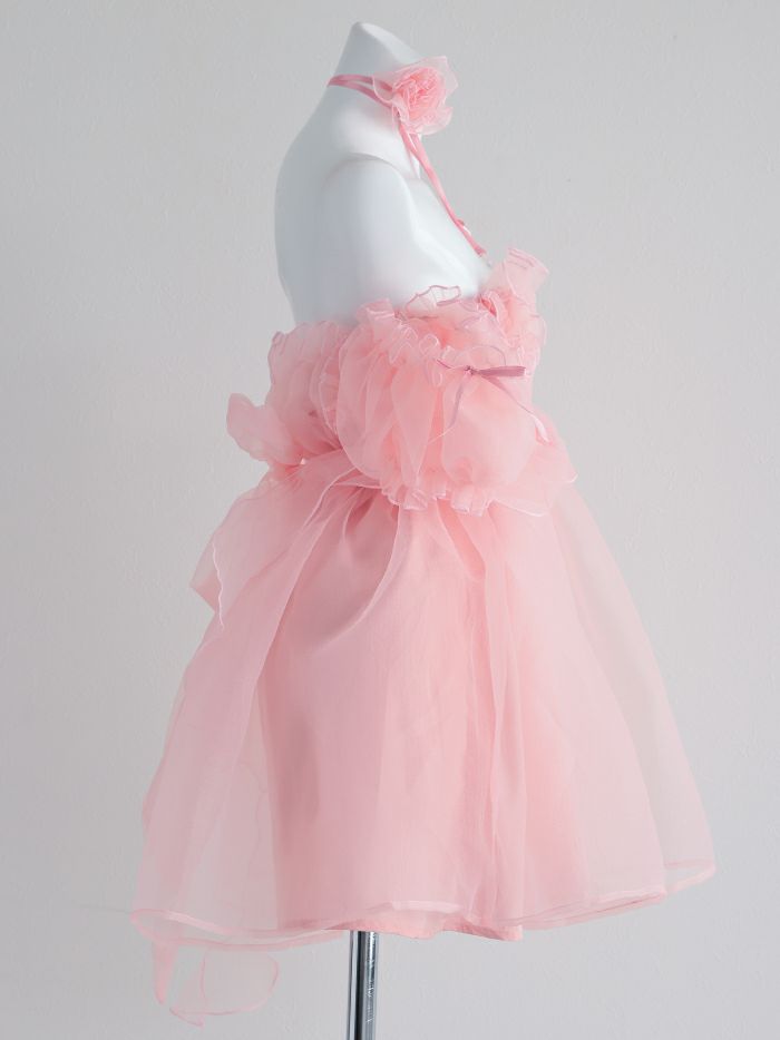 【6点セット】Flower Tulle BUNNY フラワーチュールバニーピンク vcsbn-23341-3