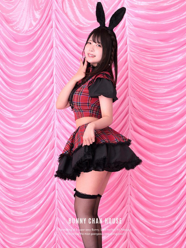 【4点セット】#erokawacheck Bunny. レッド vcsbn-23980-1c