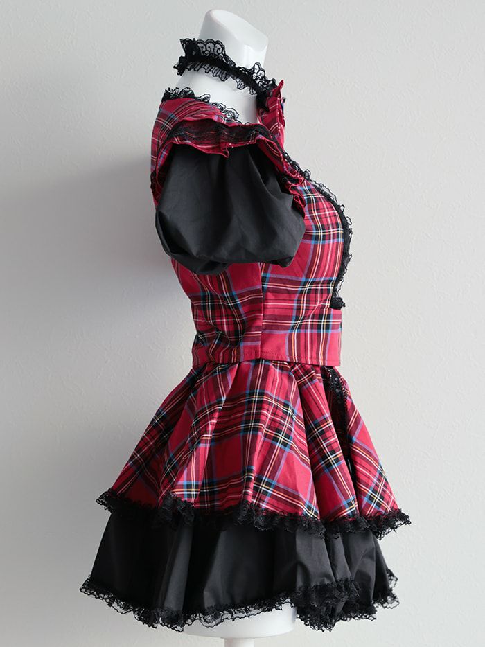 【4点セット】#erokawacheck Bunny. レッド vcsbn-23980-1c