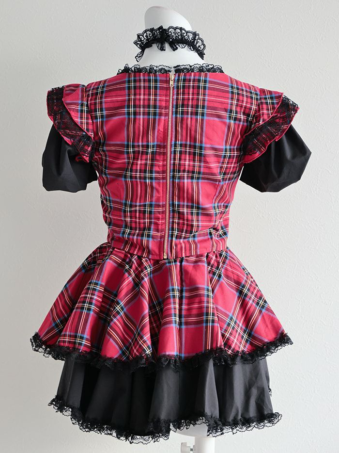 【4点セット】#erokawacheck Bunny. レッド vcsbn-23980-1c