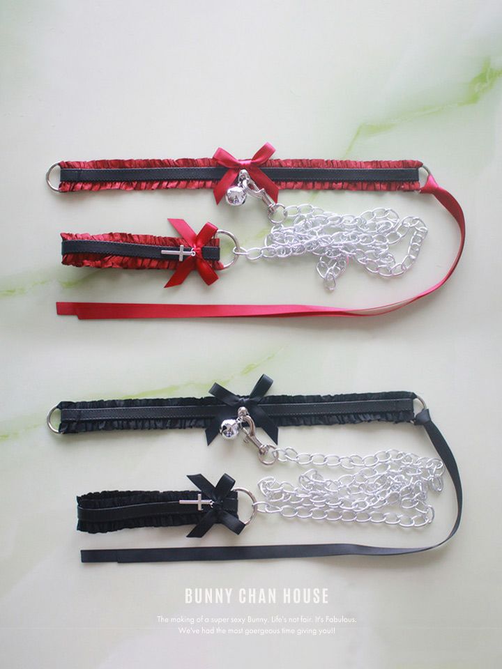 ゴシックリボン チョーカー サークルネックレス vcsit-23352